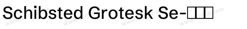Schibsted Grotesk Se字体转换
